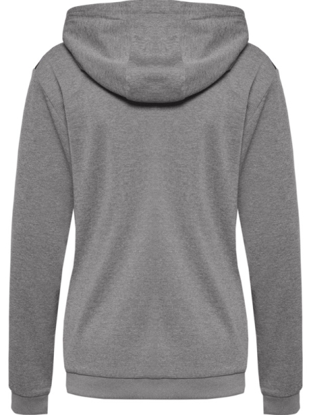 Damen Hummel Authentic Zip Hoodie - Grey melange